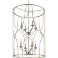Progress Lighting Landree Collection Silver Polished Nickel Steel 8 Light Foyer Pendant
