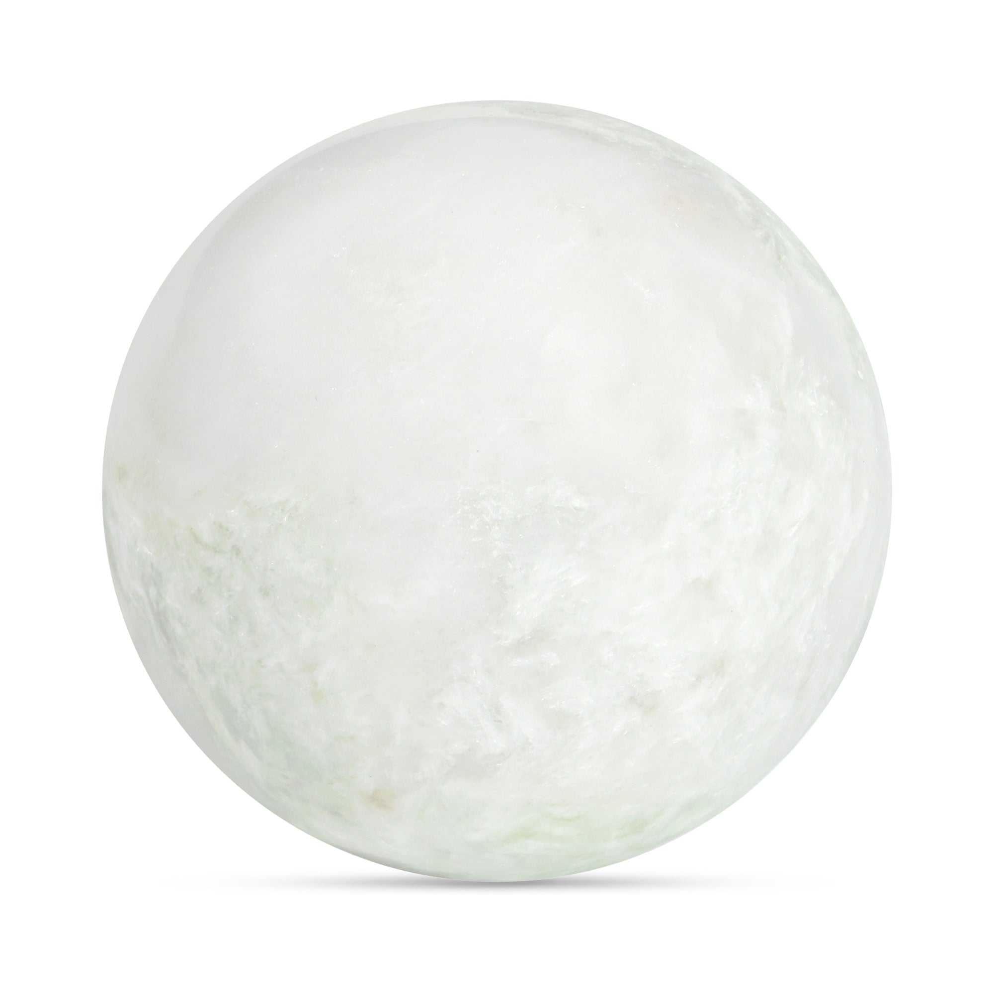 Landry Tabletop Accent Round Indian Green Onyx Marble Polished Sphere Felt Protected Base Green Onyx Marble
