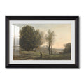 Landscape C 1872 Jean Baptiste Camille Corot Custom Framed Print