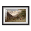 Landscape In The C 1921 Edward Theodore Compton Custom Framed Print