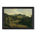 Landscape Near Miesenbach C 1830 Friedrich Gauermann Custom Framed Canvas