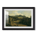 Landscape Near Miesenbach C 1830 Friedrich Gauermann Custom Framed Print