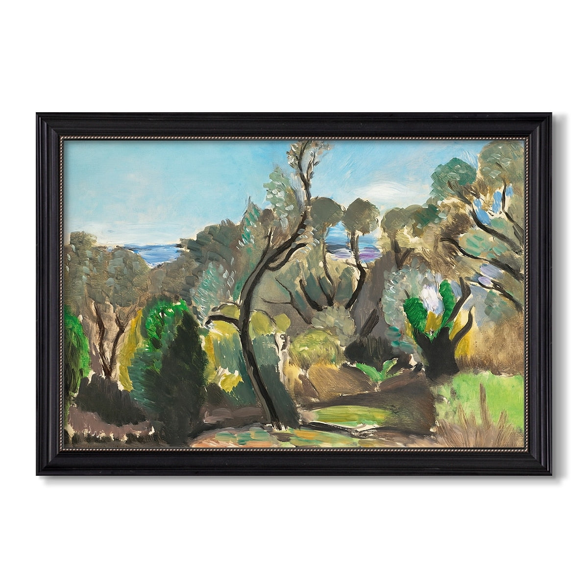 Landscape Near Nice C 1918 Henri Matisse Custom Framed Canvas