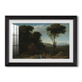 Landscape With A Water Mill C 17Th Century Claude Lorrain Custom Framed Pri