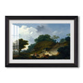 Landscape With C 1763 1765 Jean Honore Fragonard Custom Framed Print
