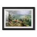 Landscape With The C 1560 Pieter Bruegel The Elder Custom Framed Print
