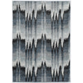 Strick Bolton Ilmara Ivory Blue Abstract Area Rug