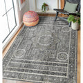 Lanfar Medallion Vintage Bordered Area Rug