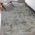 Lanfar Cream Vintage Bordered Area Rug