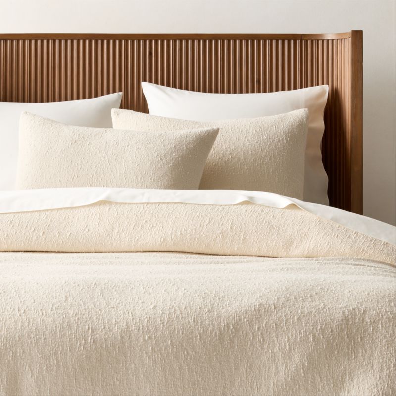 Auburn Charcoal Grey Boucle Upholstered King Bed