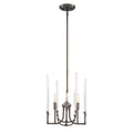 Laretto 4 Light Chandelier Satin