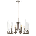 Laretto 8 Light Chandelier Satin