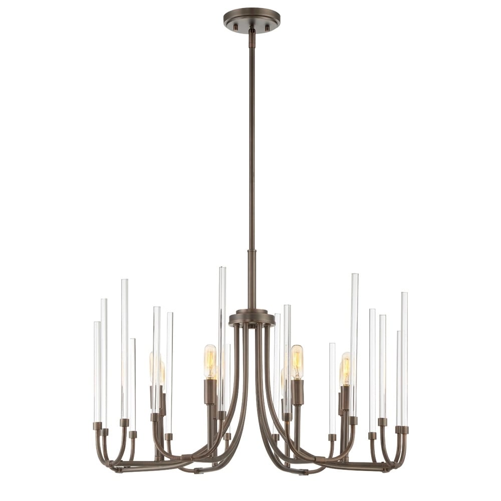 Laretto 8 Light Chandelier Satin