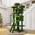 Large 70.87In Cat Tree Private Condos Natural Sisal Scratching Areas