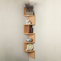Porch Den Manitoba Zig Zag Corner Wall Shelf