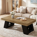 Large Coffee Table For Living Room Farmhouse Wood Coffee Table Rectangular Center Table