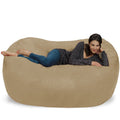 Large Memory Foam Micro Suede Beanbag Couch