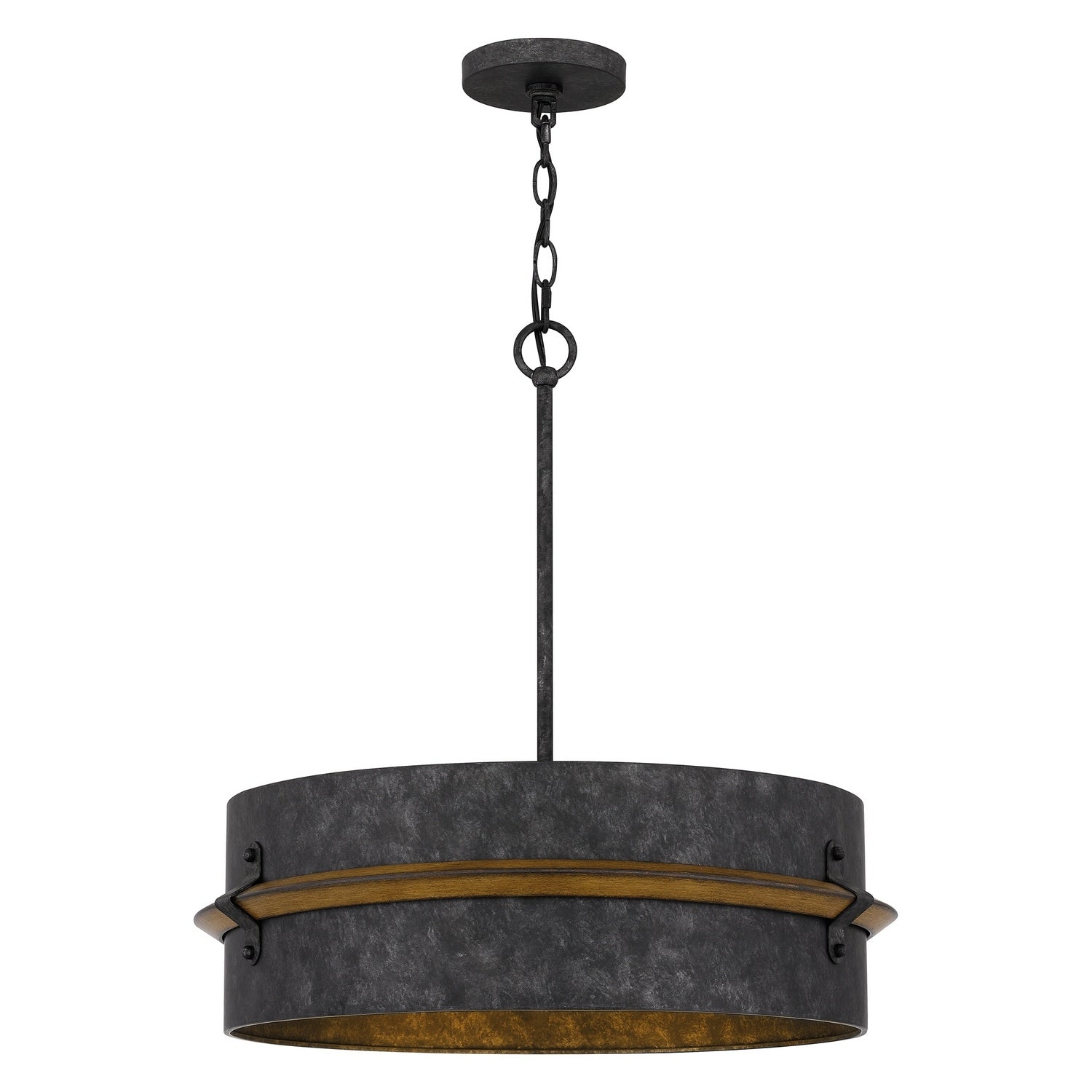 Lariat 3 Light Pendant In Old Black Finish