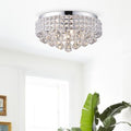 Larion 4 Light Chandelier Style Drum Flush Mount