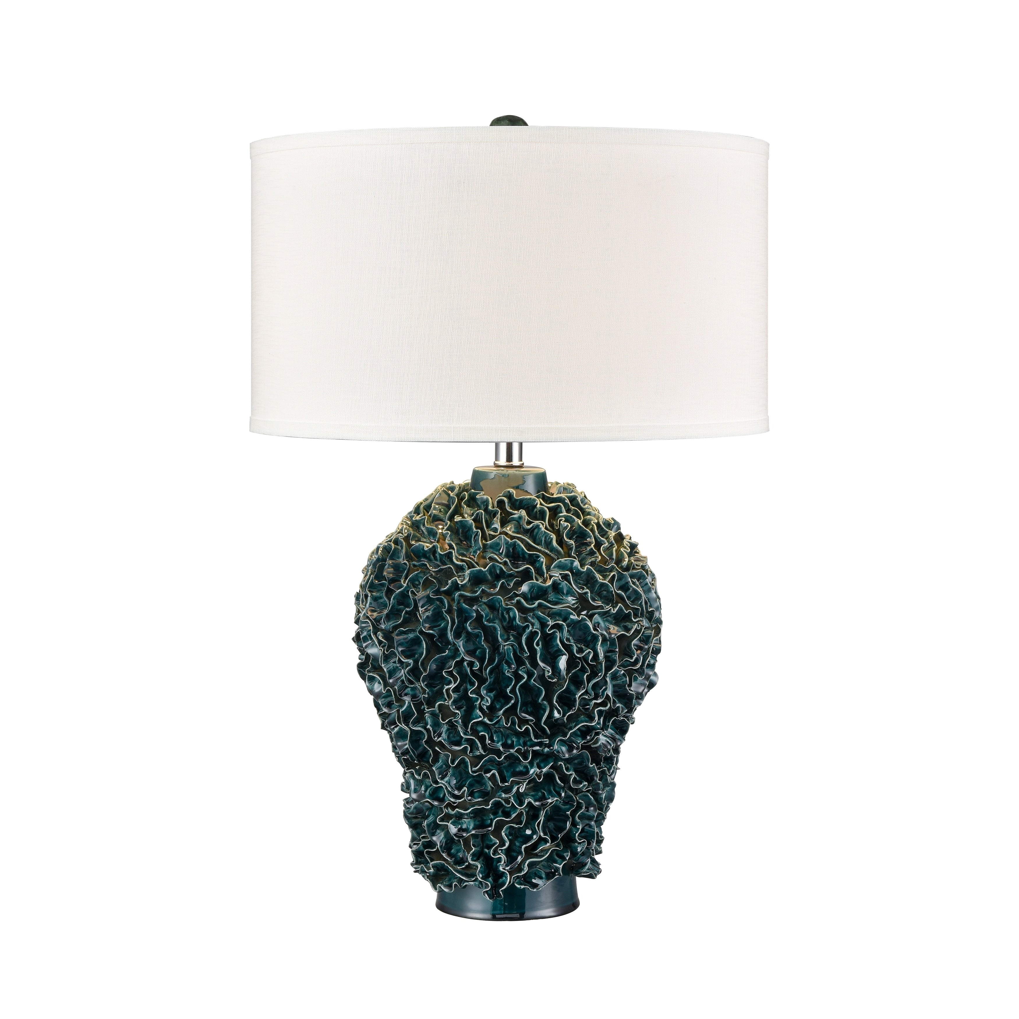 Larkin 27.5 High 1 Light Table Lamp Green Glaze