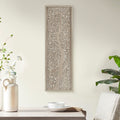 Laser Cut Tree Framed Panel Wall Decor Brown