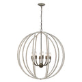 Lasso 32 Inch Wide 8 Light Chandelier In Gray 32In W X 32In D X 35In H