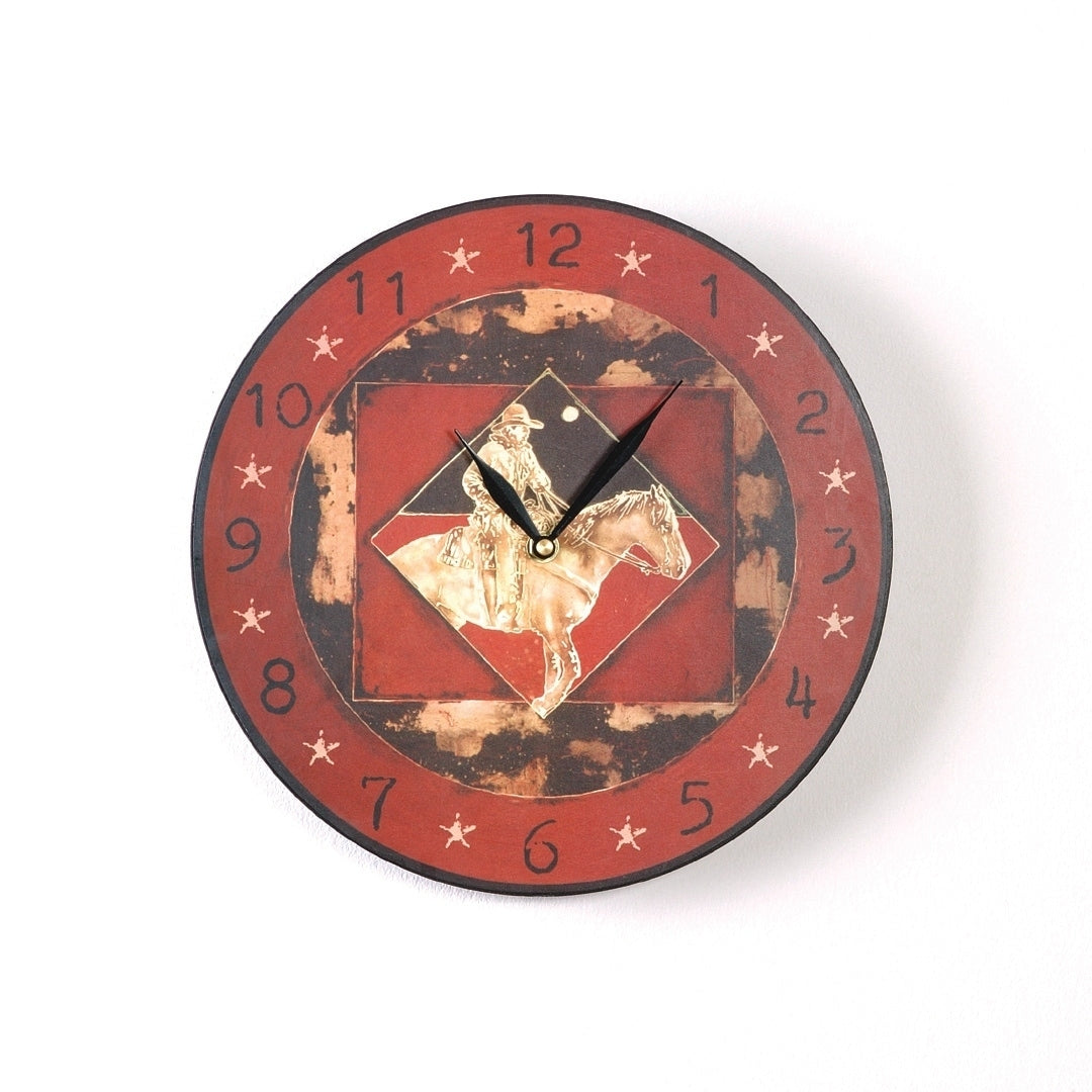 Late Night Express 12 Inch Round Clock