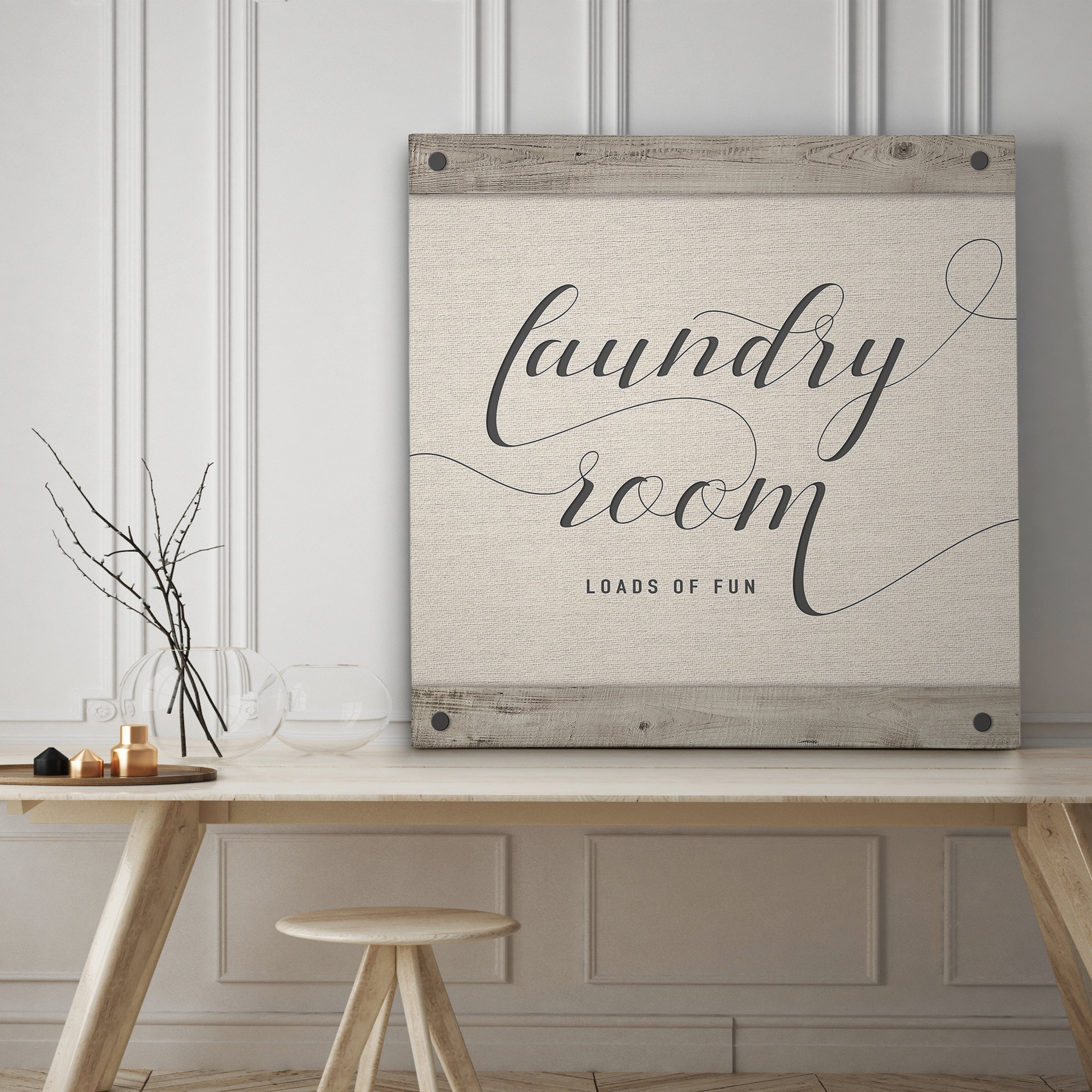 Laundry Room Premium Gallery Wrapped Canvas 4 Sizes Available