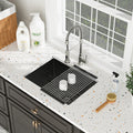 Laundry Sink 24 Inch 24X18X12 Inch Undermount Laundry Utility Sink Deep Single Bowl 16 Gauge Stainless Steel