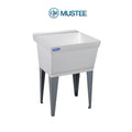 Laundry Tub 23.5X23 Floor Mount White