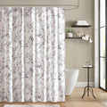 Laura Ashley Branch Toile Shower Curtain Slub 160Gsm