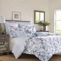 Laura Ashley Chloe Blue Duvet Cover Set