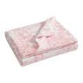 Laura Ashley Printed Reversible Plush Throw Blanket