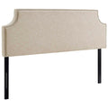Laura Queen Upholstered Fabric Headboard
