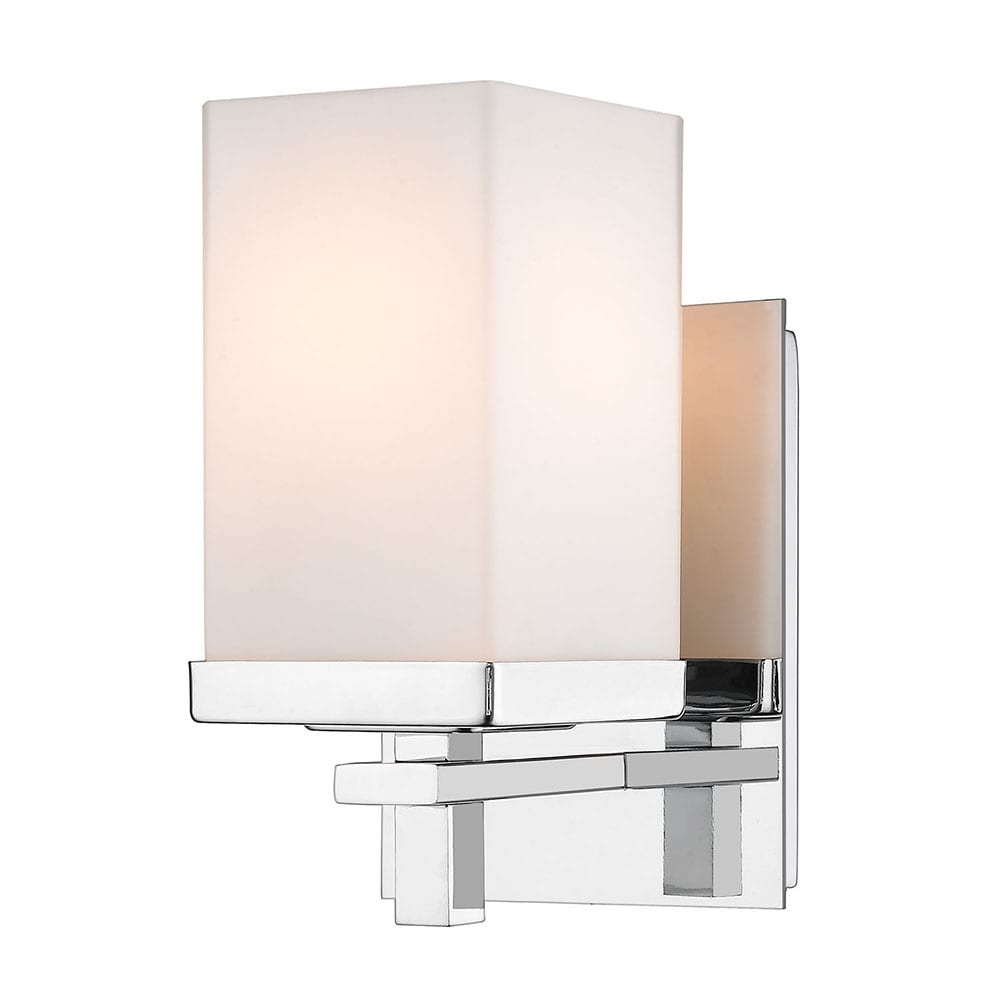 Laurel Designs Maddox Chrome Steel 1 Light Bath Vanity