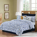 Laurelwood Flowers Cotton Quilt Bedding Set