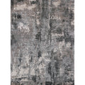 Laureno Hand Knotted Bamboo Silk Gray Charcoal Area Rug 9 X 12