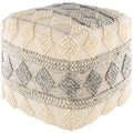 Lavena Farmhouse 18 Inch Cube Pouf