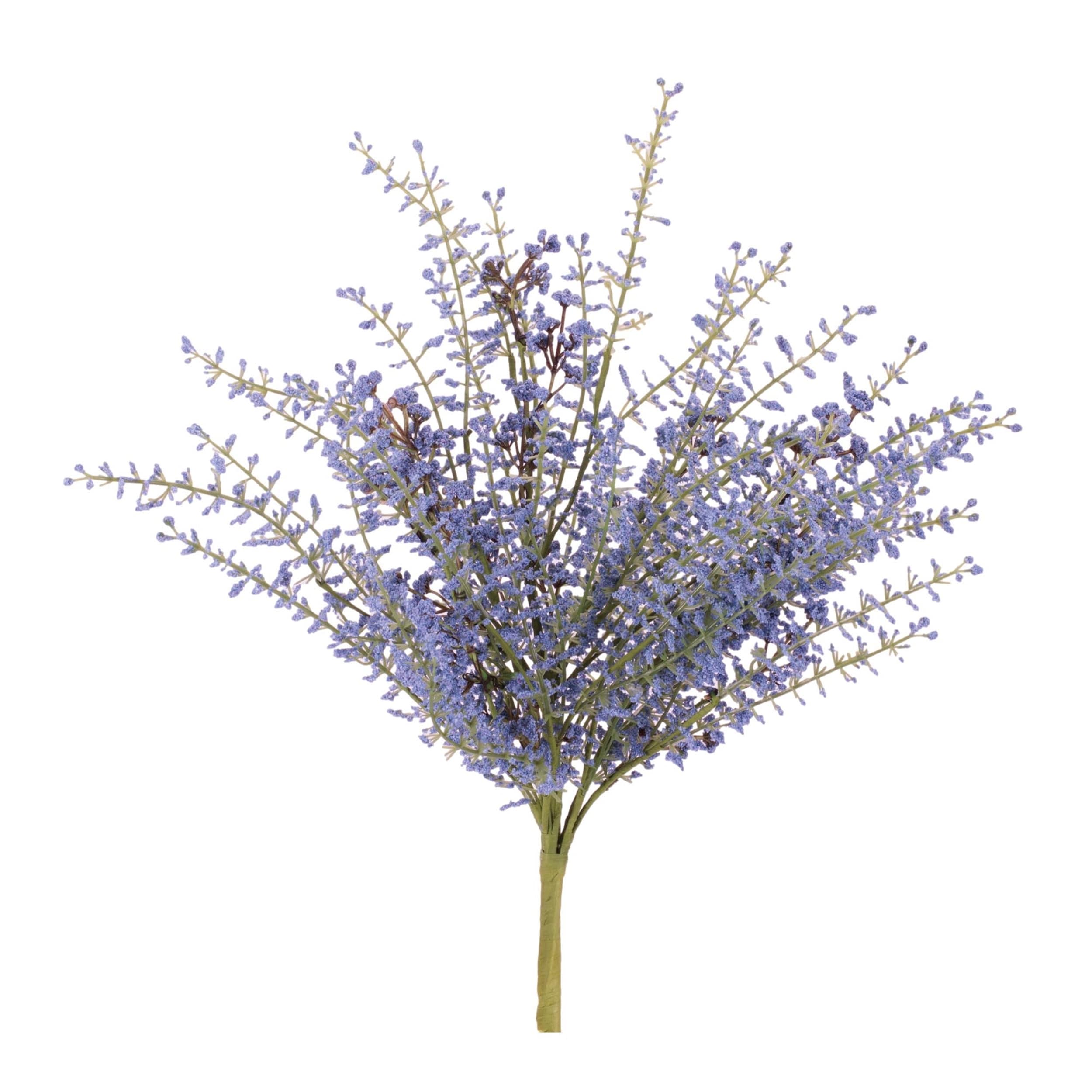 Lavender Floral Bush Set Of 2