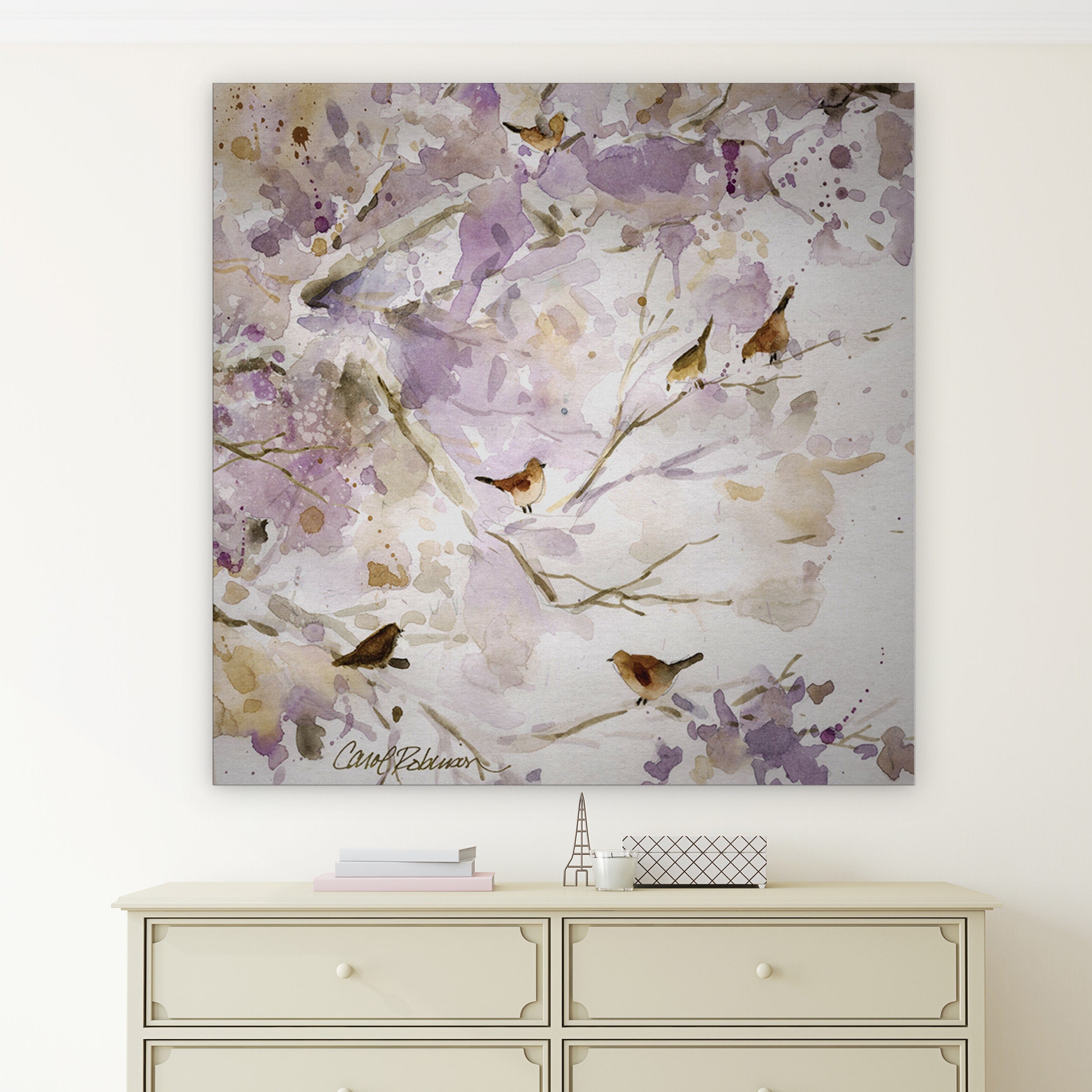 Wexford Home Lavender Spring I Premium Gallery Wrapped Canvas With 4 Sizes Available