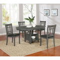 The Gray Barn Bracken Hill Transitional Espresso 5 Piece Dining Set