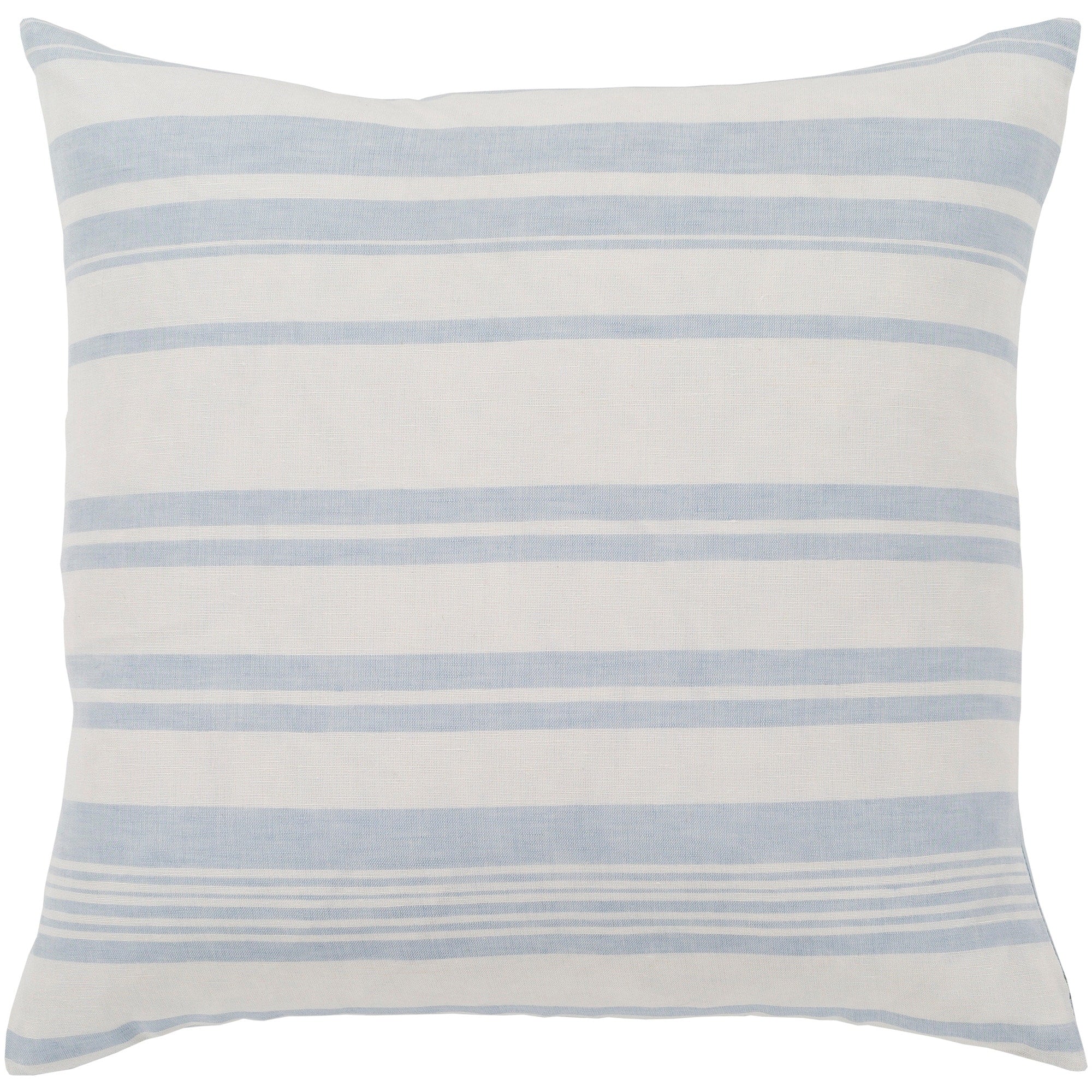 Lawson Blue White Striped Feather Down Throw Pillow 20 X 20