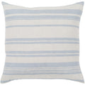 Lawson Blue White Striped Throw Pillow Cover 20 X 20