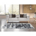 Layan Collection Abstract Contemporary Area Rug