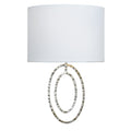 Crystorama Jolie Collection 1 Light Antique Silver Wall Sconce