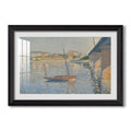 Le Clipper Asnieres 1887 Paul Signac Custom Framed Print
