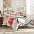 Leann Graceful Scroll Bronze Iron Bed By Inspire Q Classic