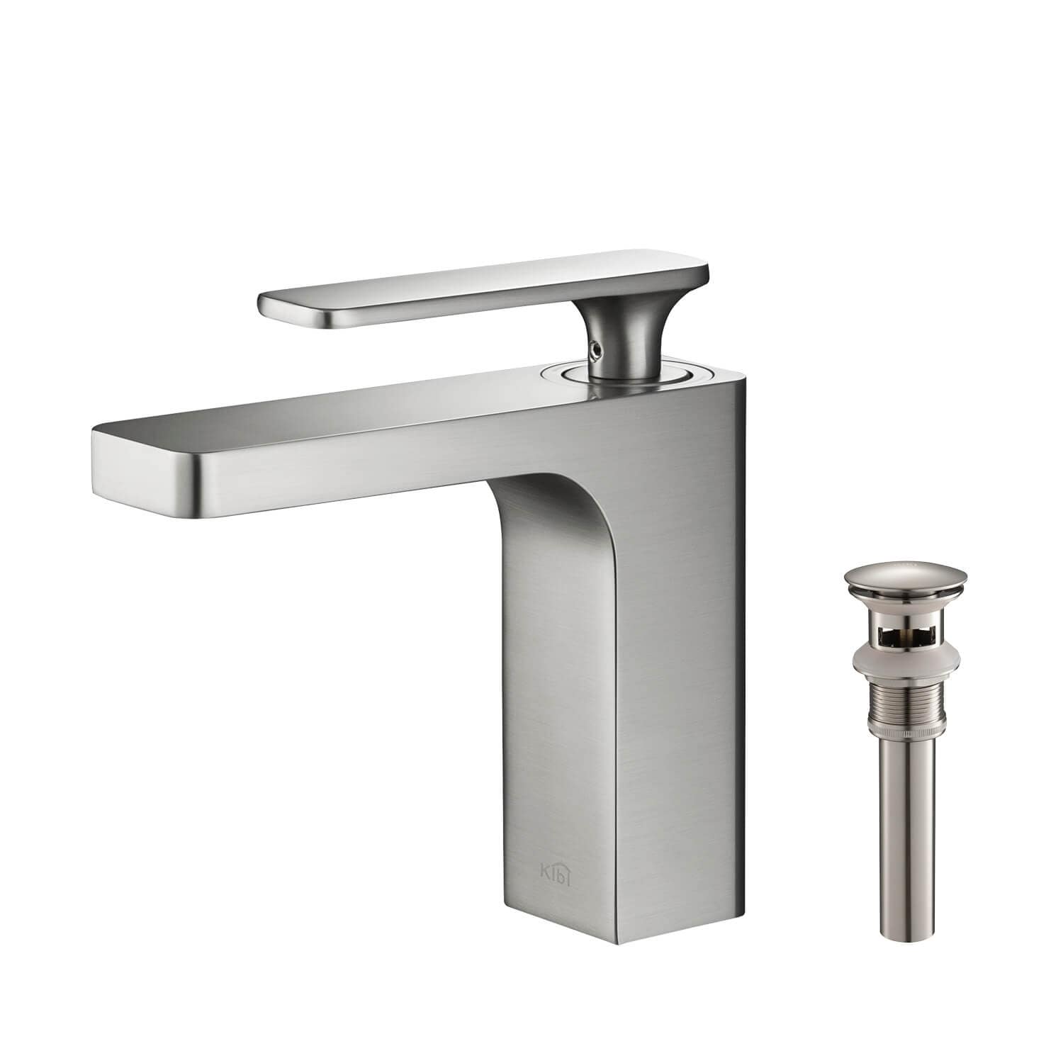 Lead Free Solid Brass Single Handle Bathroom Vanity Sink Faucet With Water Hose