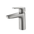 Lead Free Solid Brass Single Handle Bathroom Vanity Sink Faucet With Water Hose