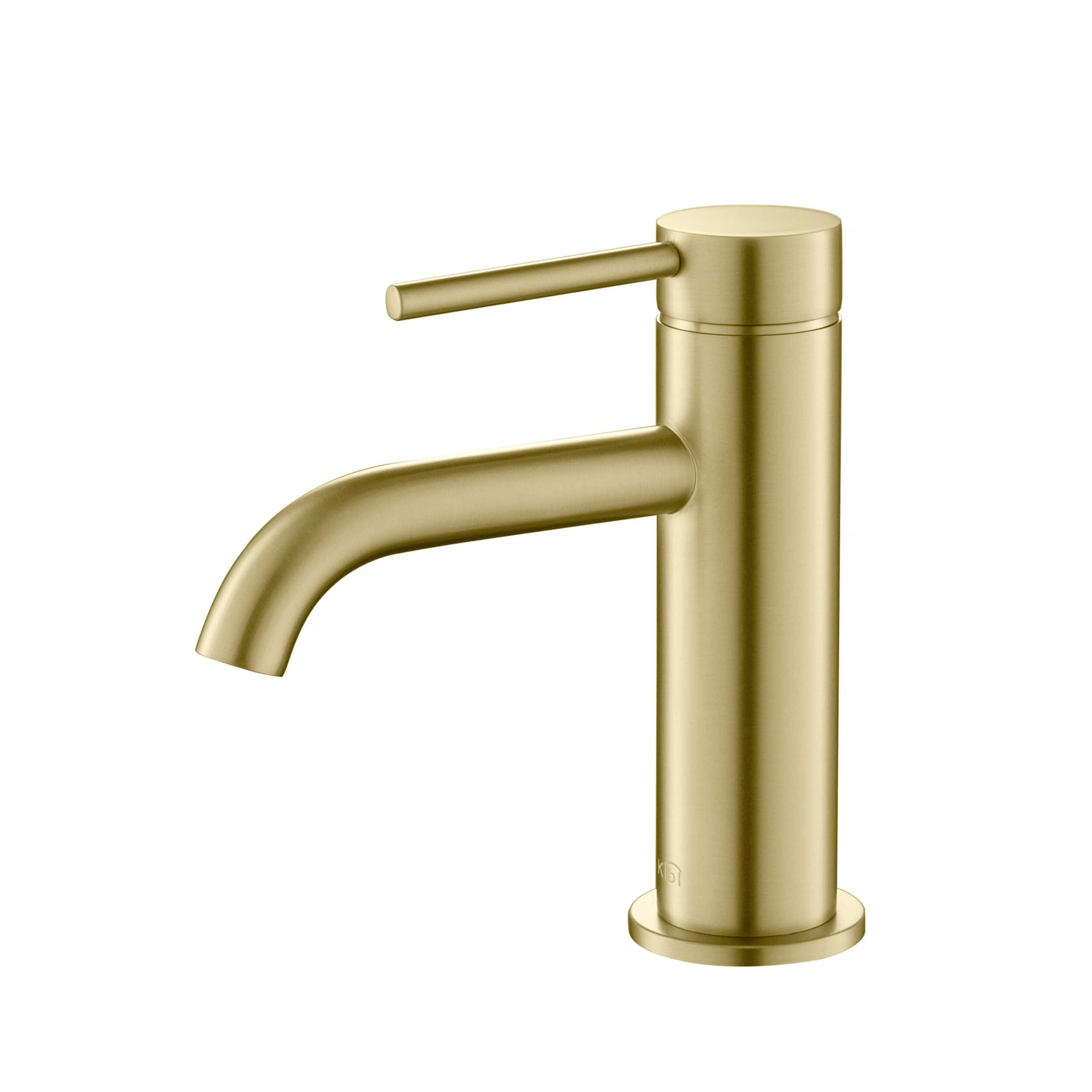 Lead Free Solid Brass Single Handle Bathroom Vanity Sink Faucet With Water Hose